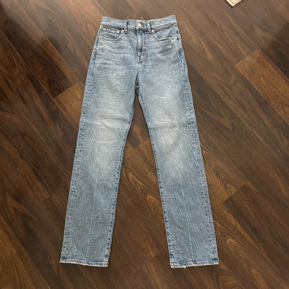 Madewell Women's 90’s Straight Leg Jeans - Light Blue Size 25